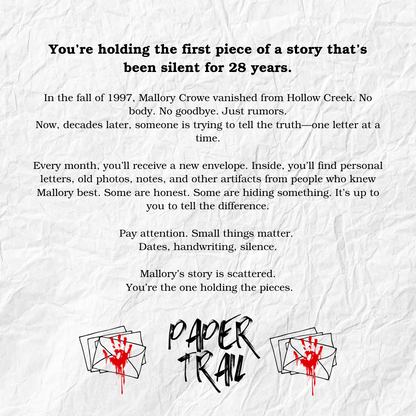 The Disappearance of Mallory Crowe – Deluxe Box